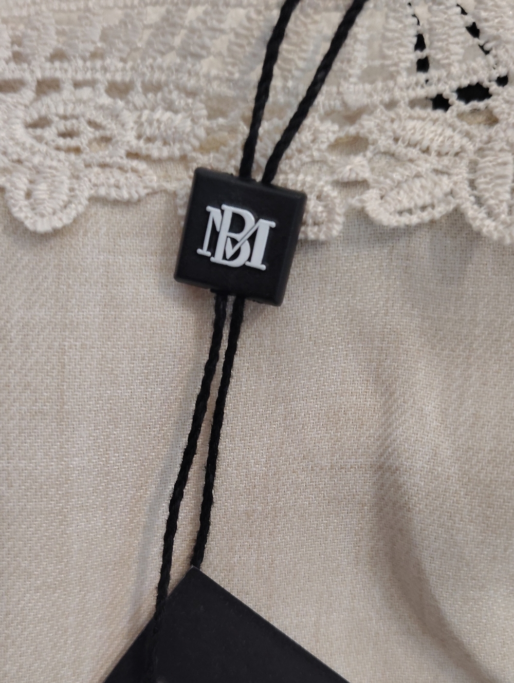 Badgley Mischka Embroidered Linen Boho Cottagecore Tank M - Picture 8 of 14